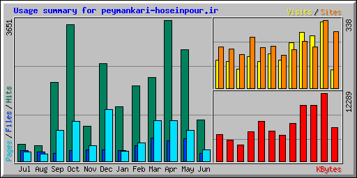 Usage summary for peymankari-hoseinpour.ir